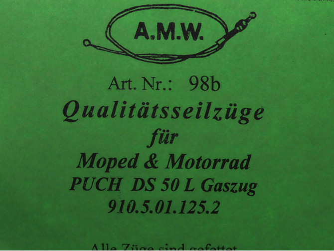 Bowdenzug Puch DS50 L Gaszug A.M.W.  product